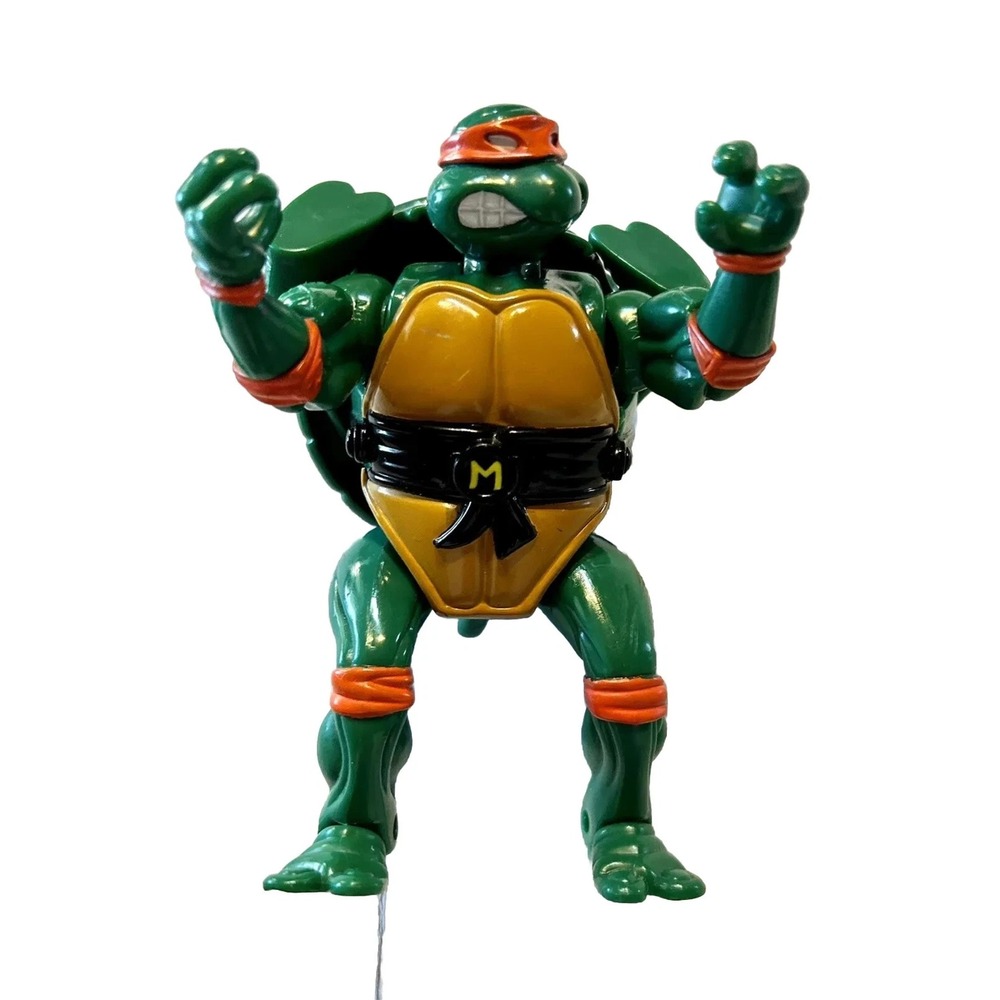 Vintage 1992 Playmates Mutatin Michealangelo TMNT Ninja Power (H7)